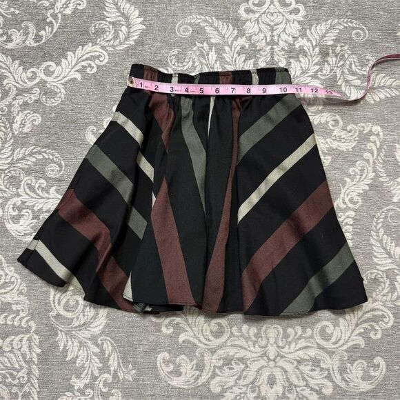 BCBGeneration Women's Striped A-Line Short Skirt Multicolor Size XXS - Picture 3 of 7